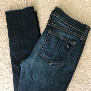 Rag & Bone Cropped Ankle Skinny Jean